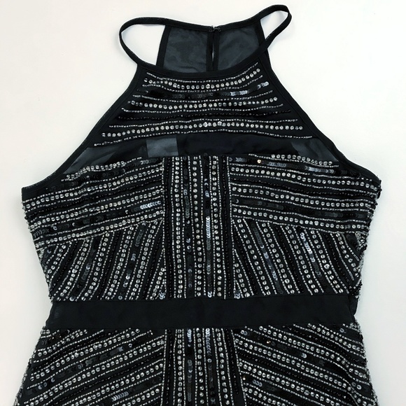 PARKER Sheer Beaded Dress - Picture 2 of 13